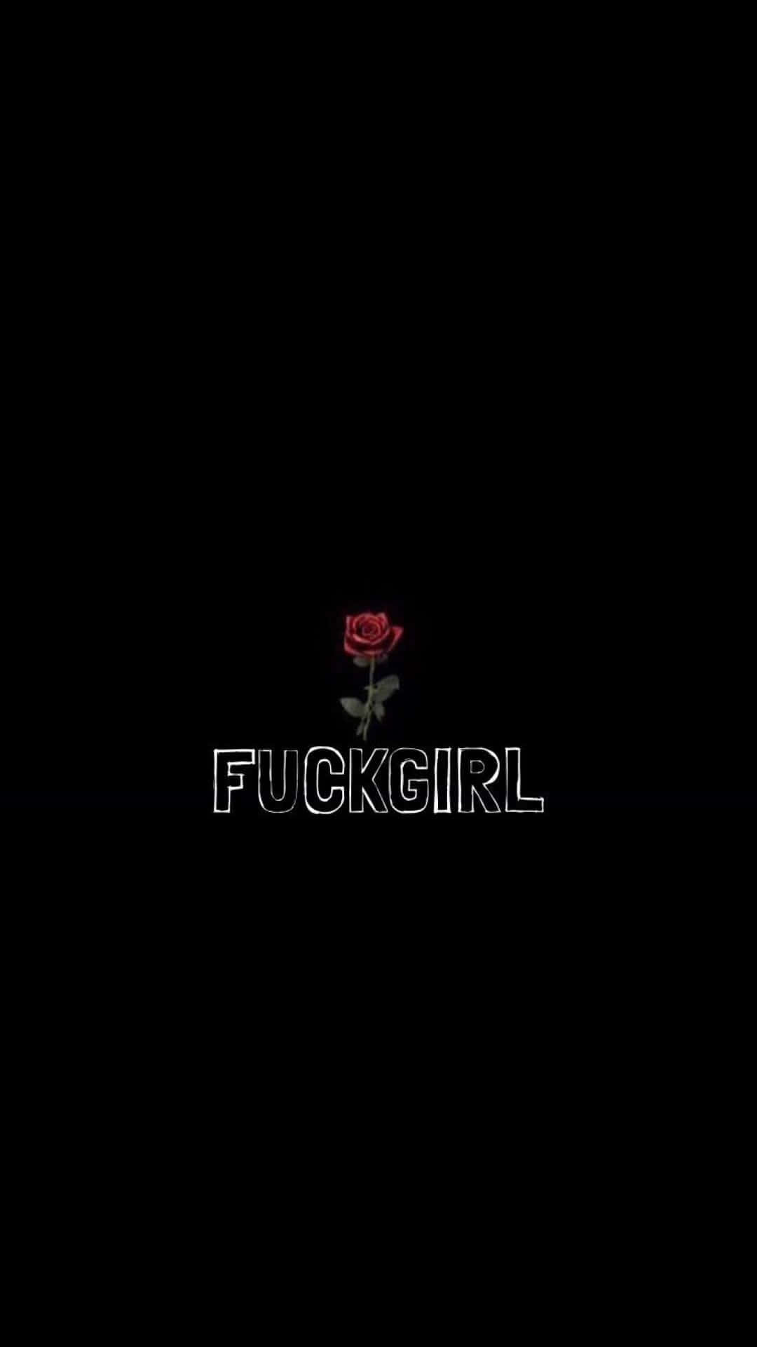 Baddie iPhone, red rose, black background, Full HD Phone Wallpaper