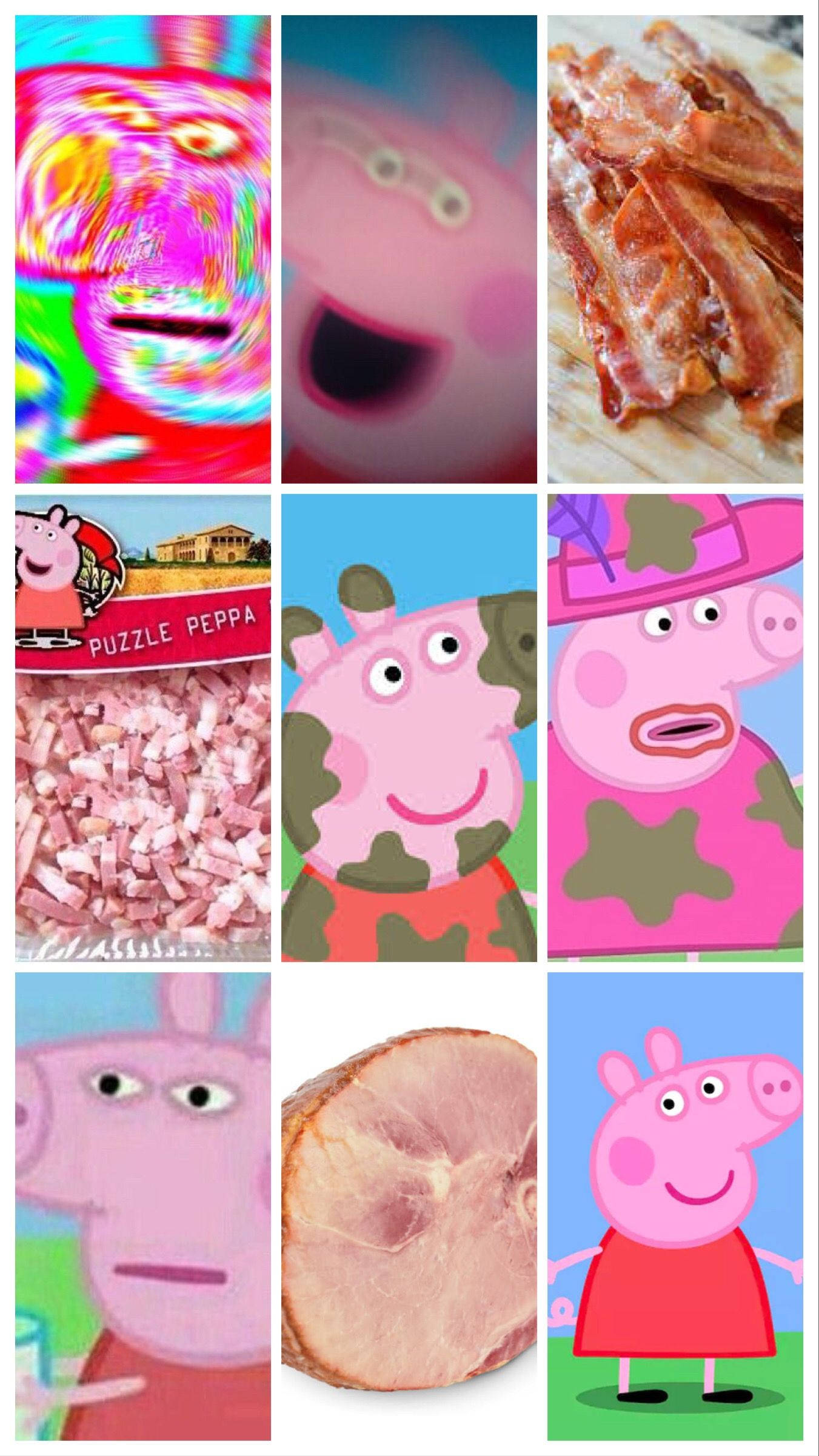 Baddie Peppa Pig, Peppa Pig, pink jacket, Full HD Phone Wallpaper