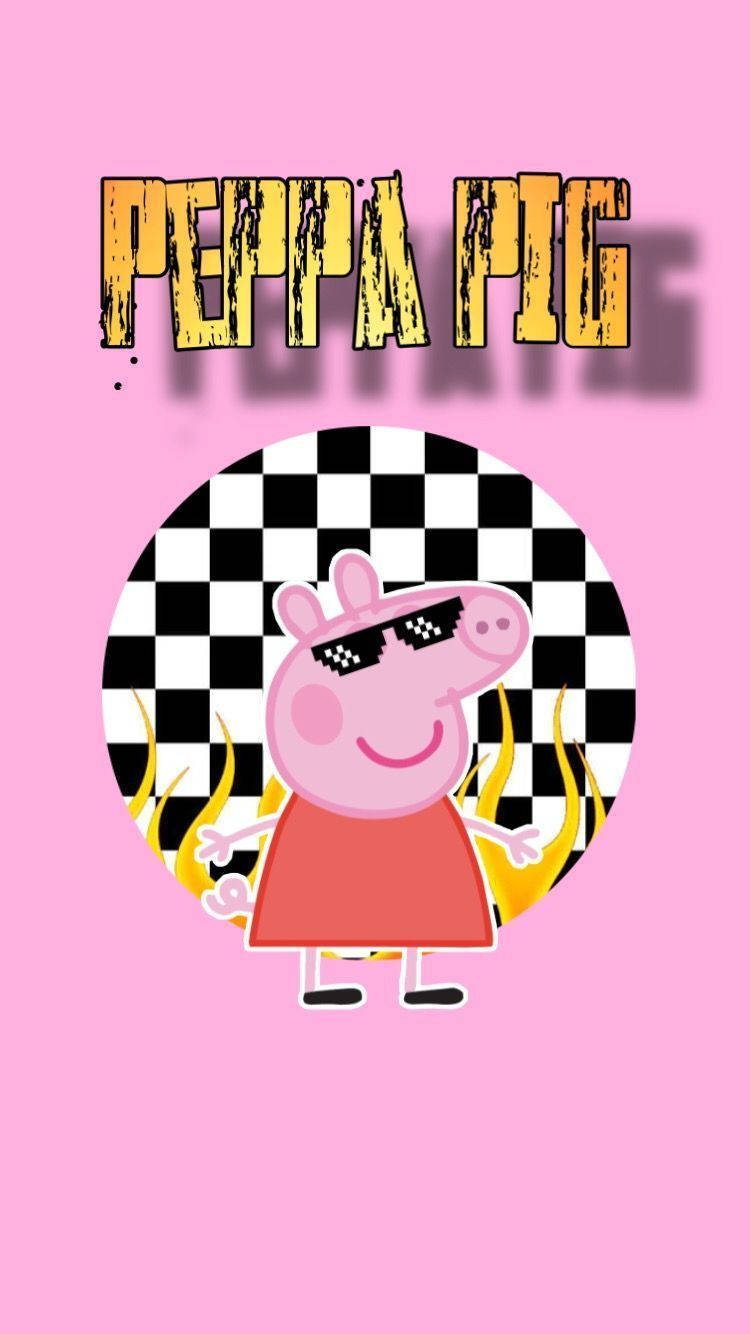 Baddie Peppa Pig, Peppa Pig, sunglasses, HD Phone Wallpaper