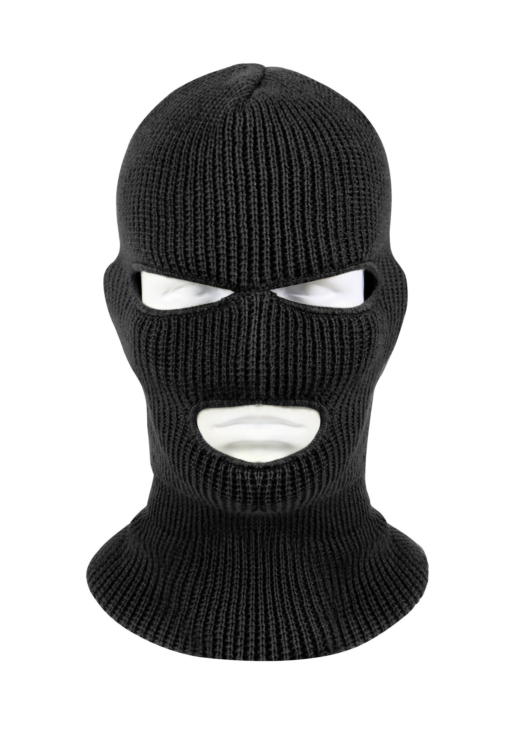 black knitted balaclava, eye and mouth holes, white mannequin head, Full HD Phone Wallpaper