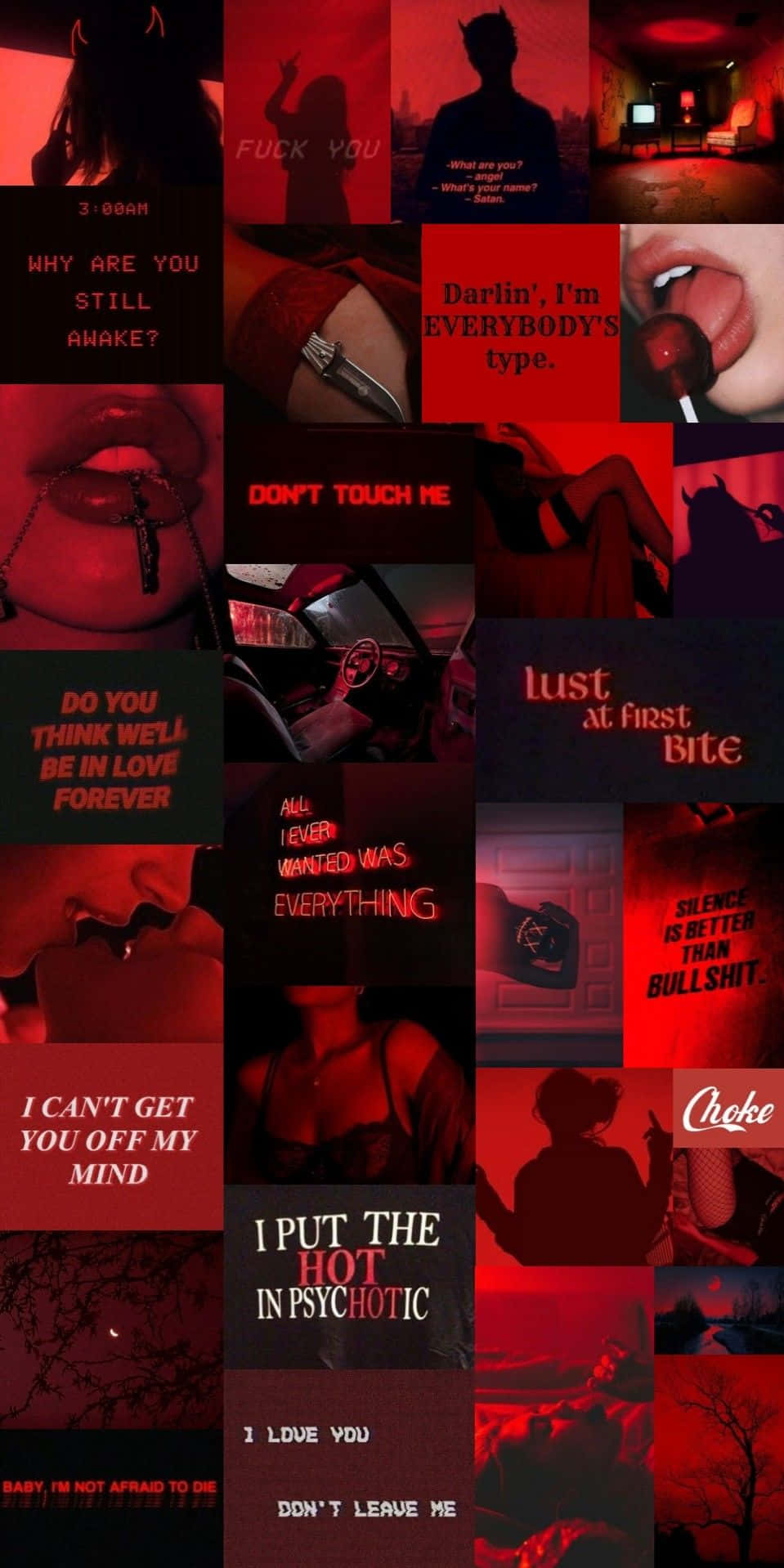 red-lit scenes, provocative text overlays, seduction, HD Phone Wallpaper