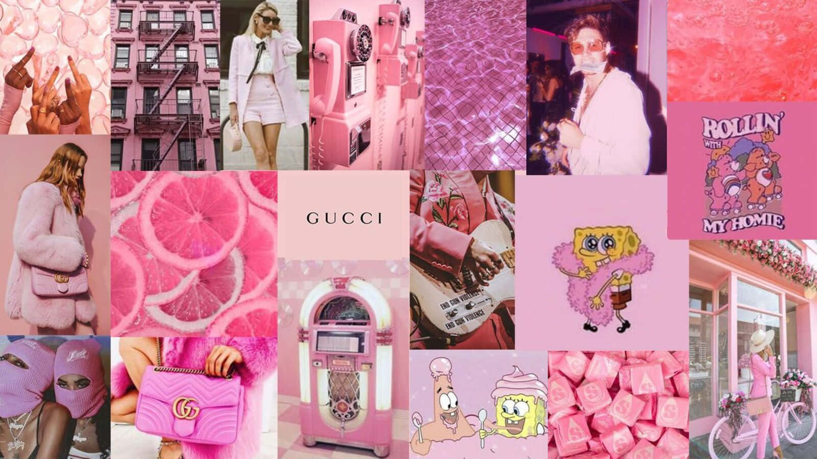 Retro Chic Girl, Vintage 90's Aesthetic, urban environment, HD Desktop Wallpaper