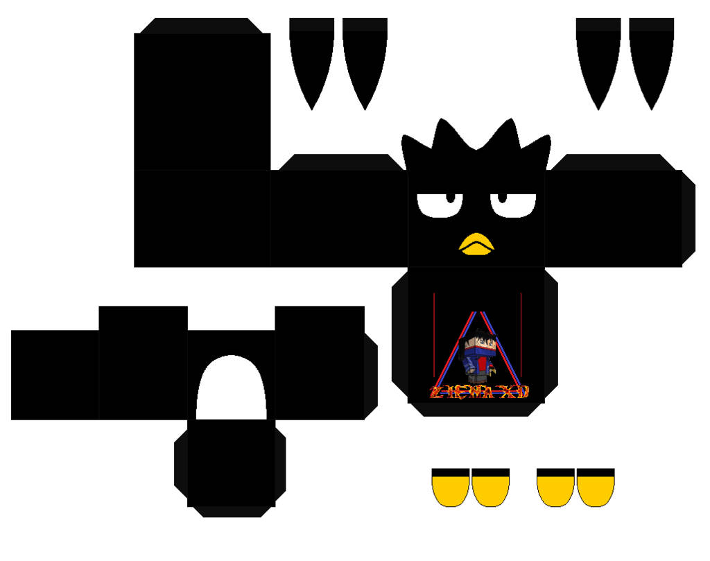 Badtz Maru, papercraft penguin, yellow beak, SD Desktop Wallpaper