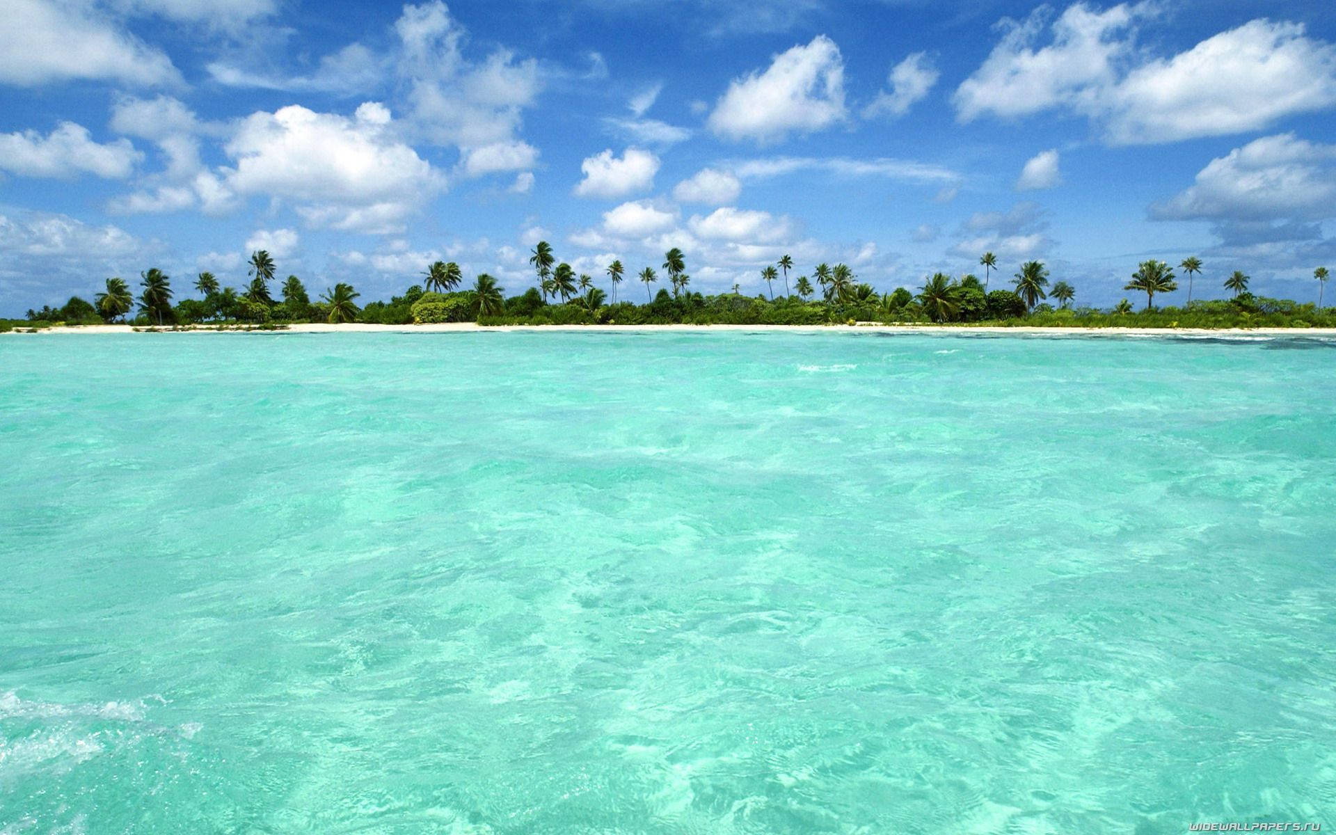 Bahamas, turquoise water, white sand beach, Full HD Desktop Wallpaper