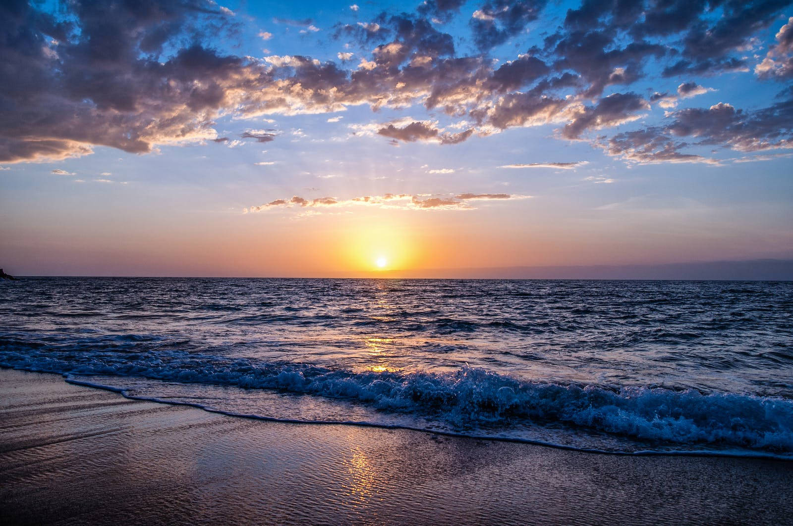 Bahamas, Sunset, ocean, HD Desktop Wallpaper