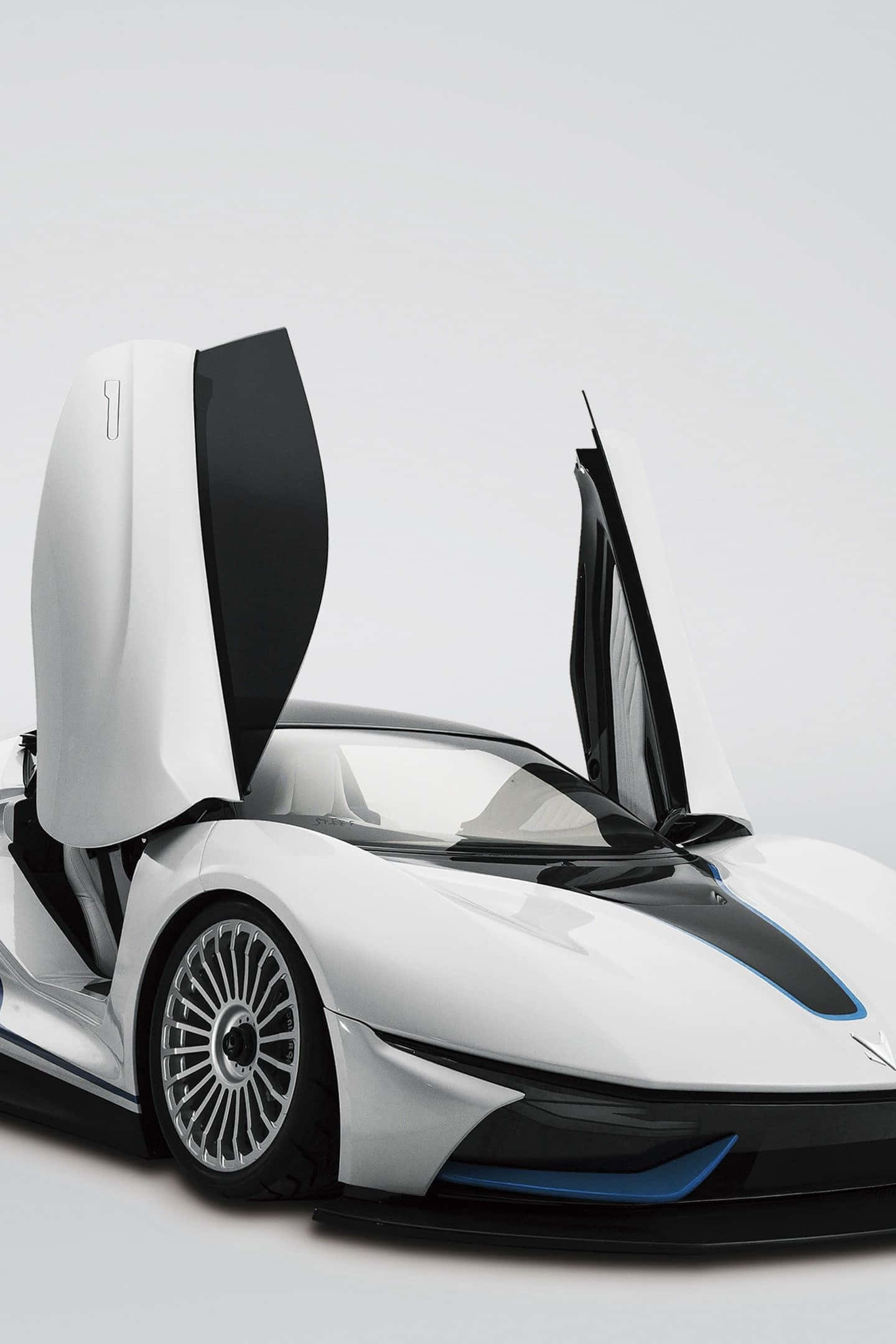 BAIC Group, hypercar, gullwing doors, Full HD Phone Wallpaper