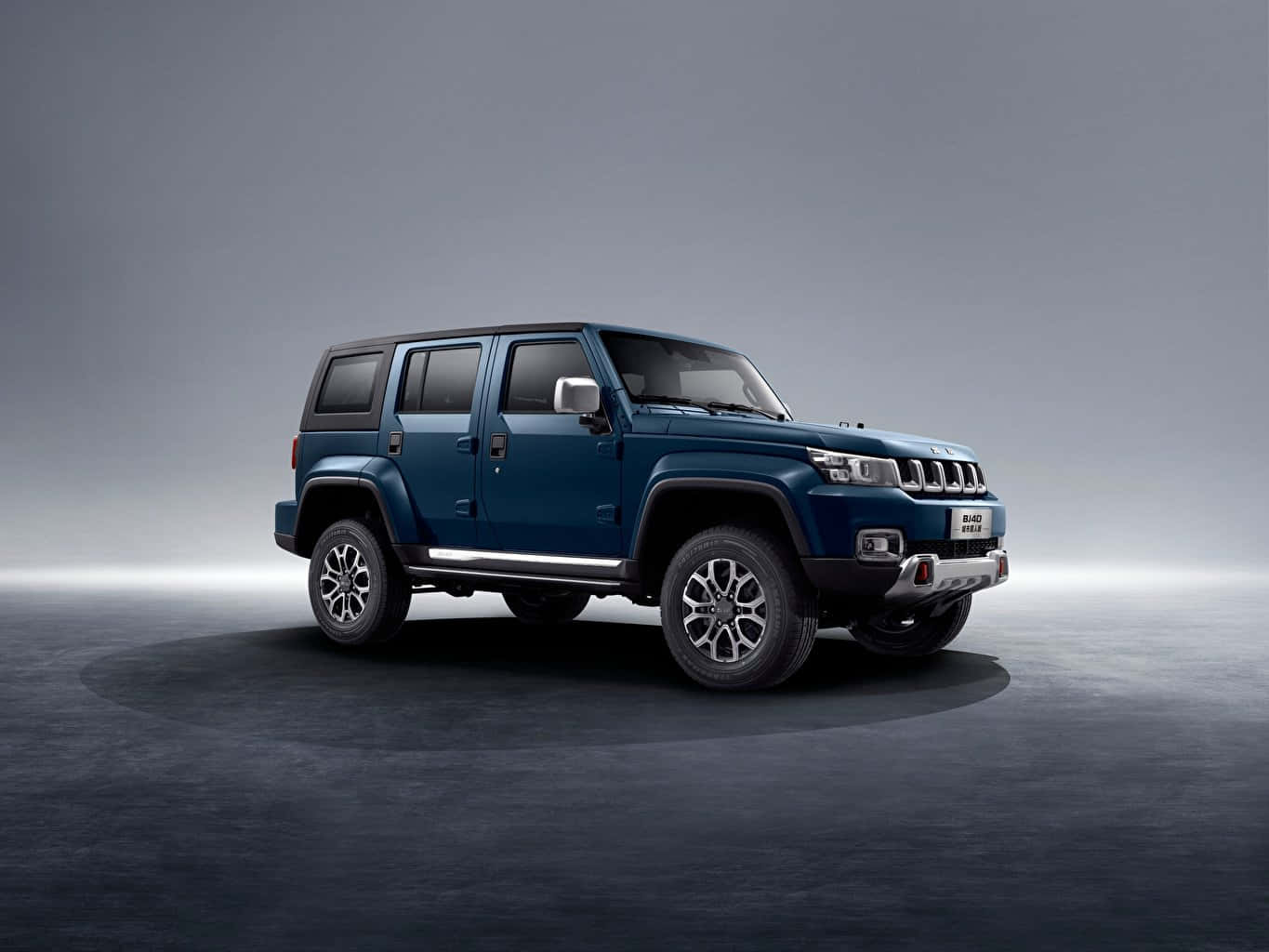 BAIC Group, blue SUV, rugged design, HD Desktop Wallpaper