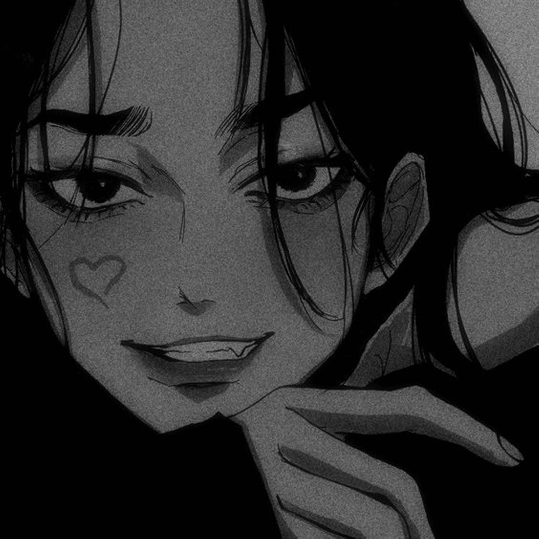 Baji, Tokyo Revengers, monochrome, HD Desktop Wallpaper