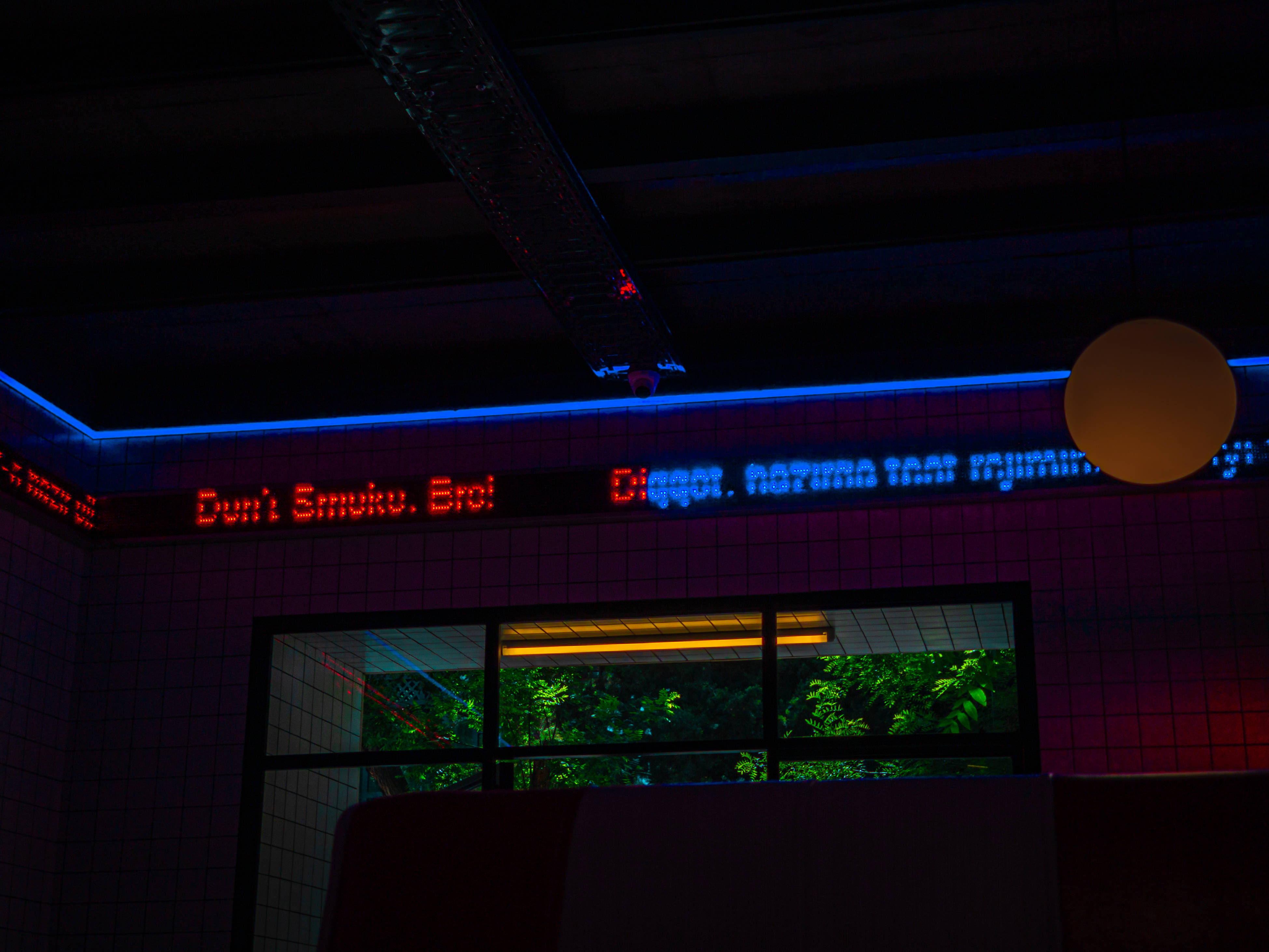 Baki Hanma, neon signs, red, 4K Desktop Wallpaper