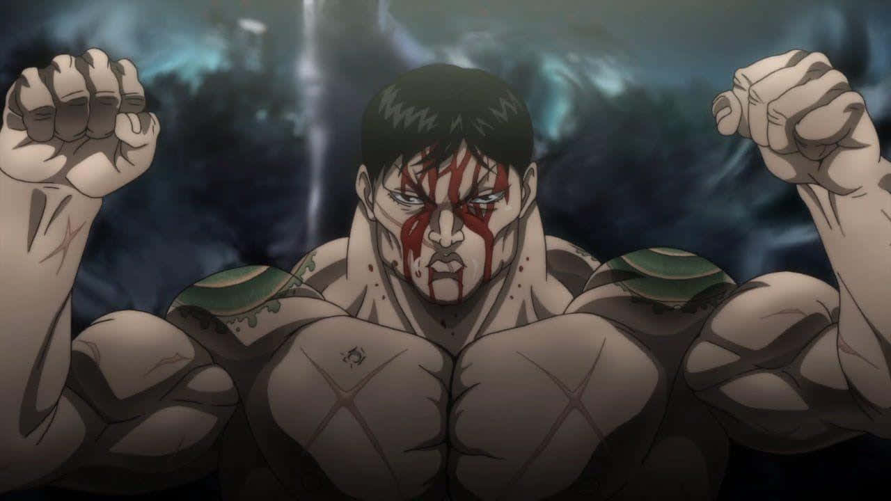 Hector Doyle, Baki The Grappler, stormy backdrop, HD Desktop Wallpaper