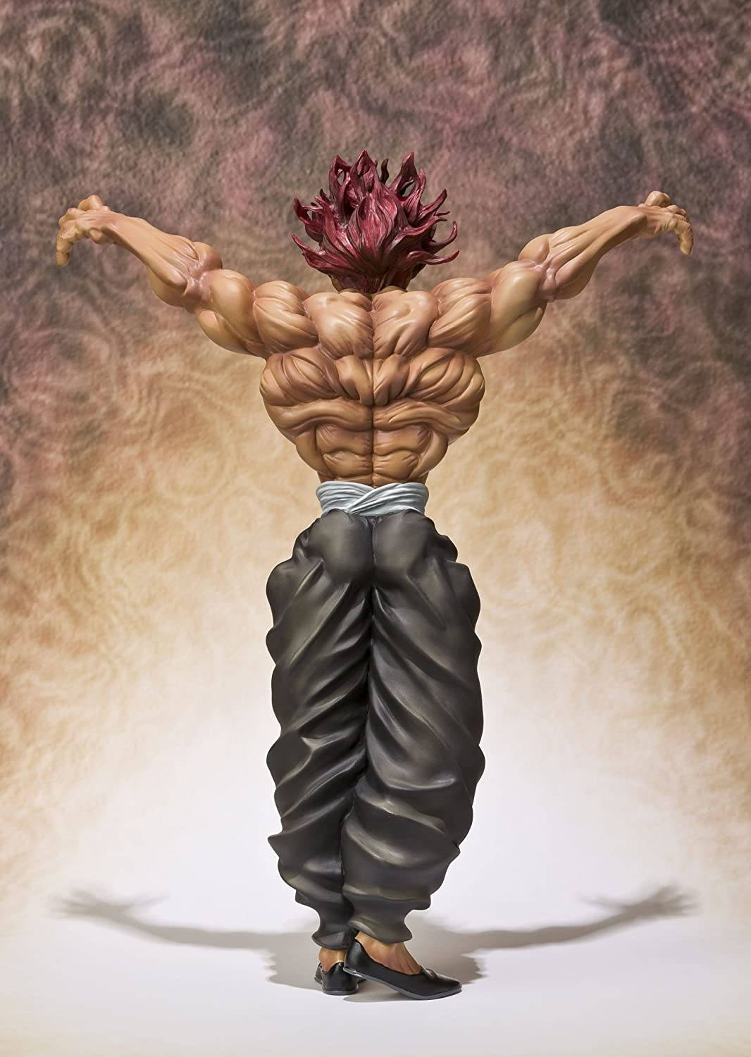 Baki, muscled demon face, spiky red hair, HD Phone Wallpaper