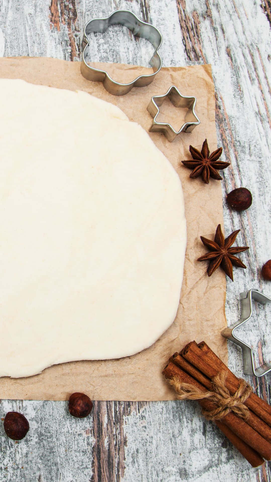 Baking iPhone, lock screen, rolled dough, Full HD Phone Wallpaper