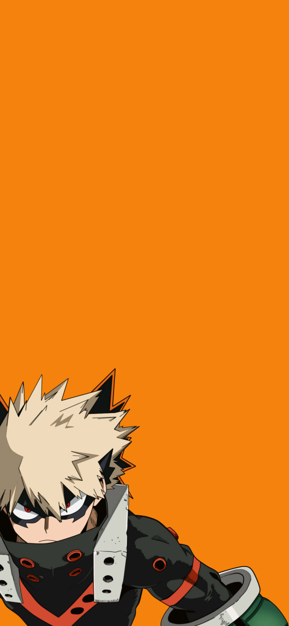 Bakugo Phone, anime character, spiky blonde hair, 2K Phone Wallpaper
