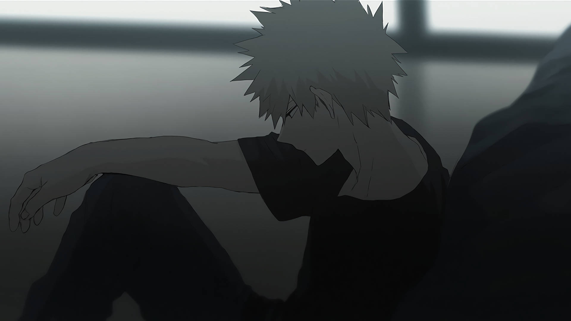 Bakugo, spiky-haired, anime character, Full HD Desktop Wallpaper