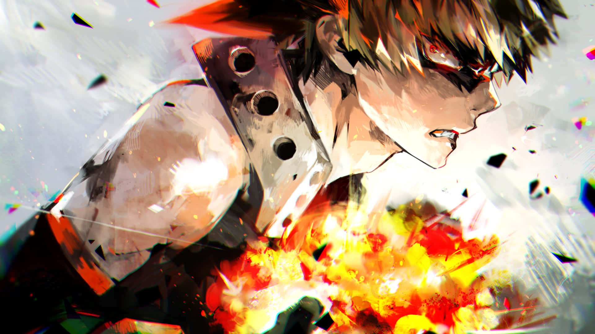 Bakugou, spiky hair, goggles, Full HD Desktop Wallpaper