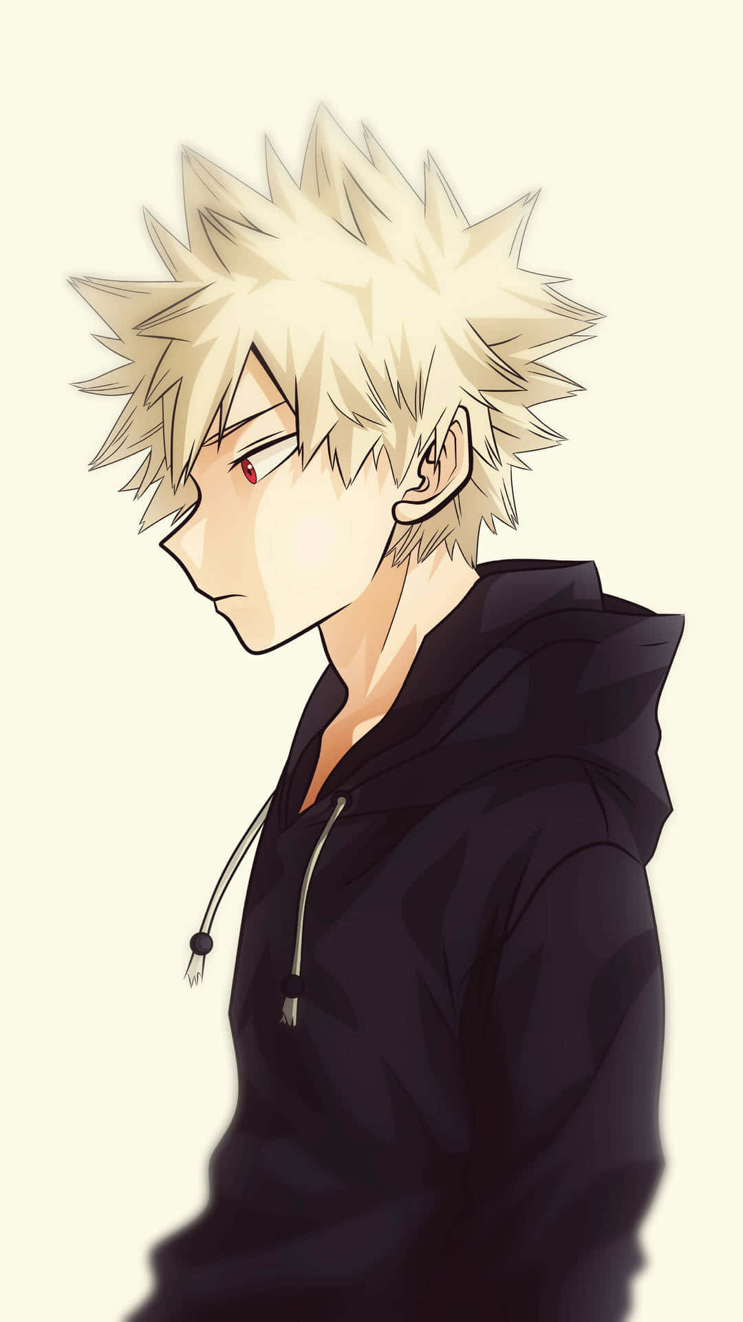 Bakugou, spiky blonde hair, red eyes, Full HD Phone Wallpaper