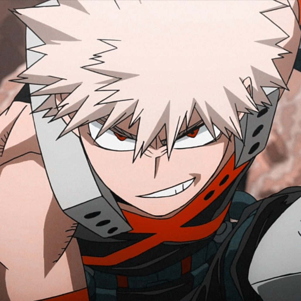 Bakugou, spiky white hair, red eyes, SD Desktop Wallpaper