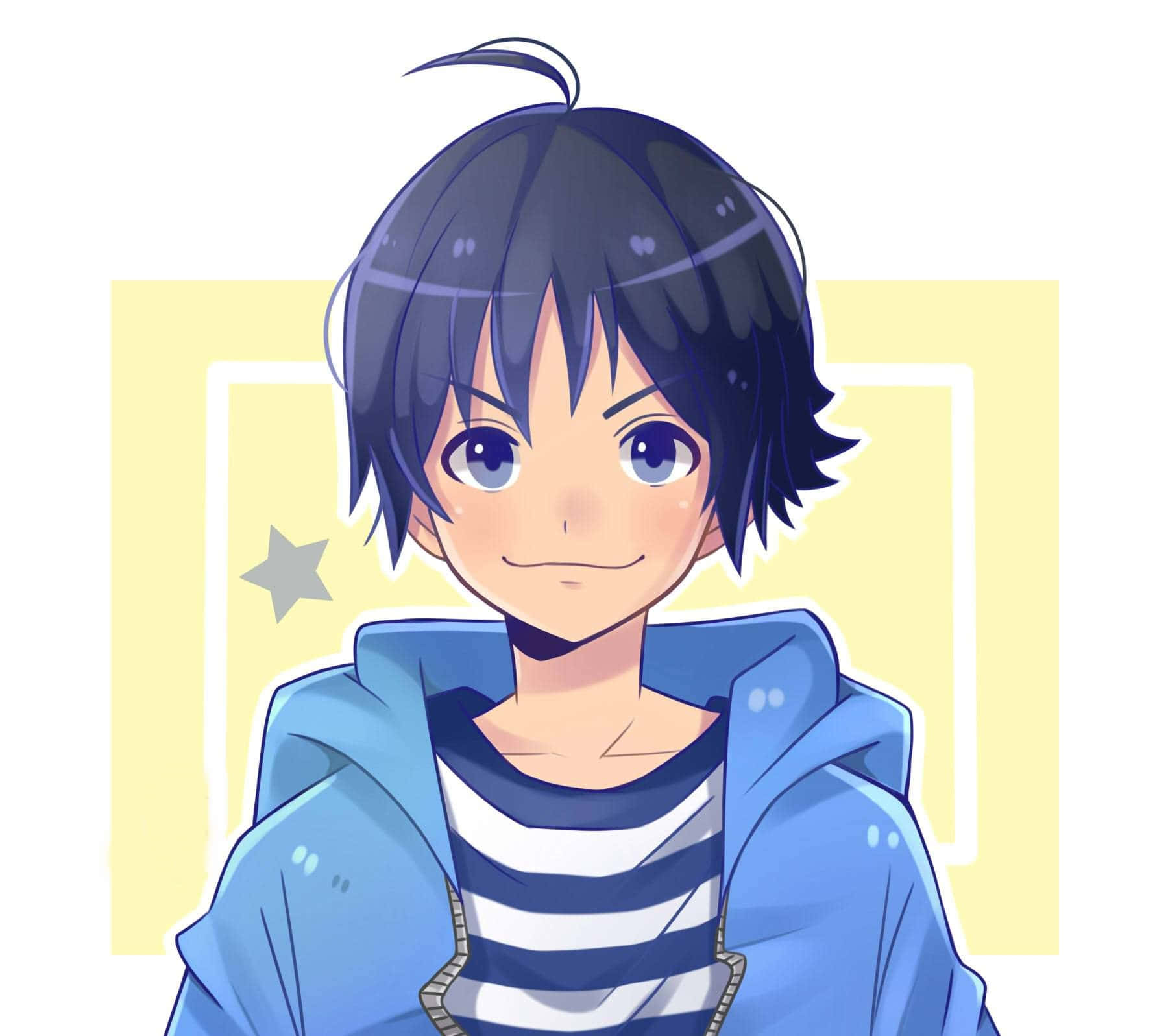 Bakuman, Moritaka Mashiro, blue hoodie, HD Desktop Wallpaper
