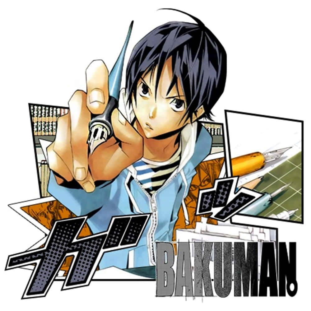 Moritaka Mashiro, Bakuman, manga panels, SD Desktop Wallpaper