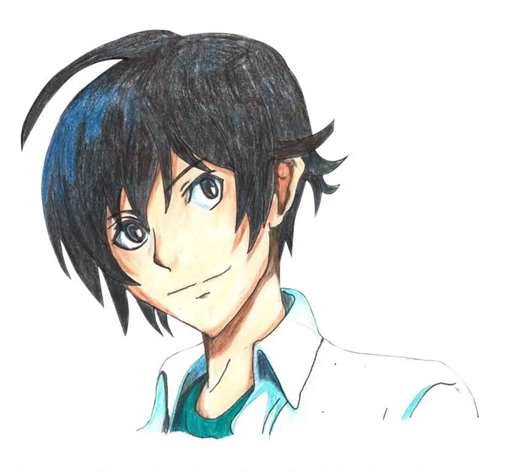 Bakuman, Moritaka Mashiro, anime-style portrait, SD Desktop Wallpaper