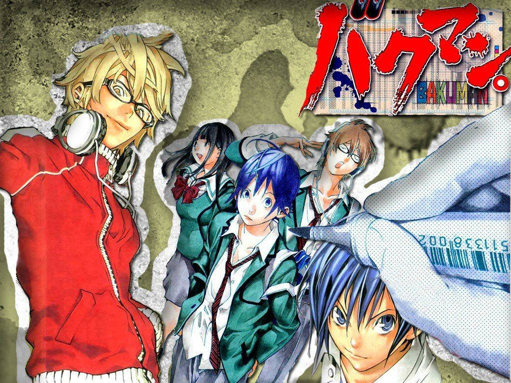 Bakuman, anime characters, school uniforms, SD Desktop Wallpaper