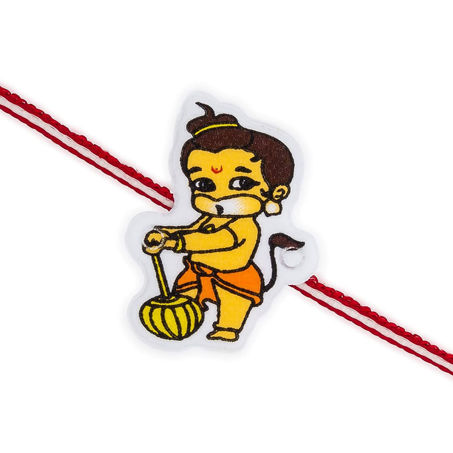 Bal Hanuman, trinket, red and white string, HD Desktop Wallpaper