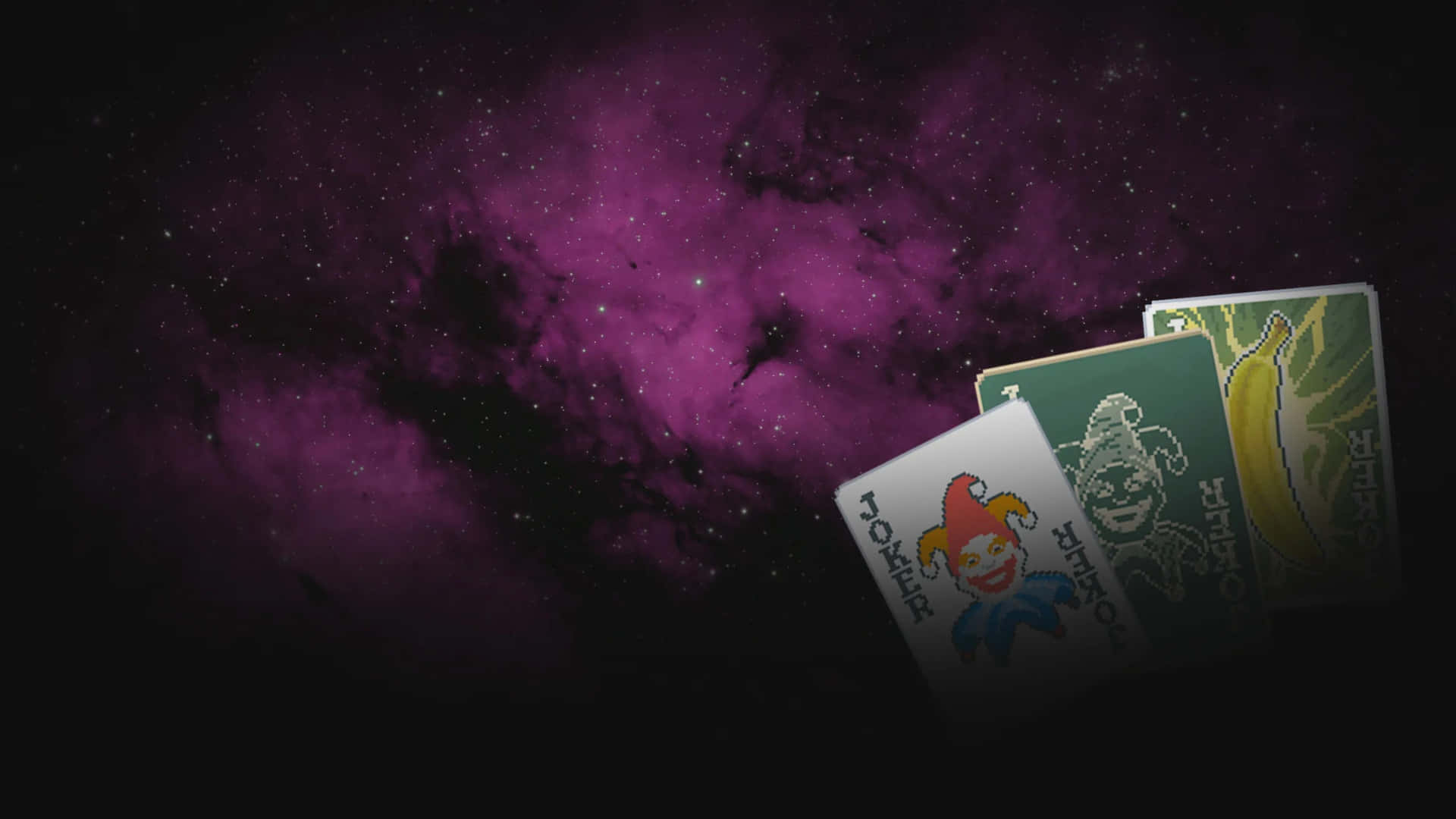 Balatro, joker banana, ghost, Full HD Desktop Wallpaper