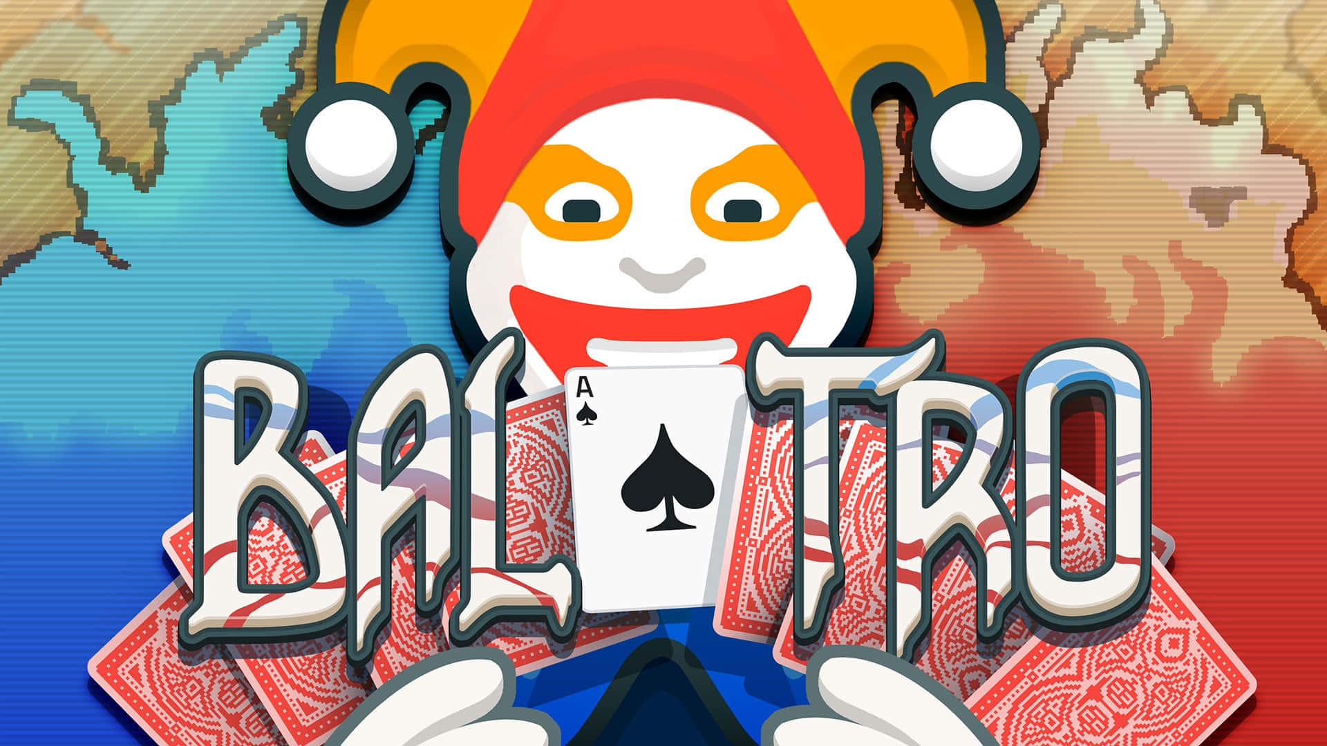 Balatro, ace of spades, red hat, Full HD Desktop Wallpaper