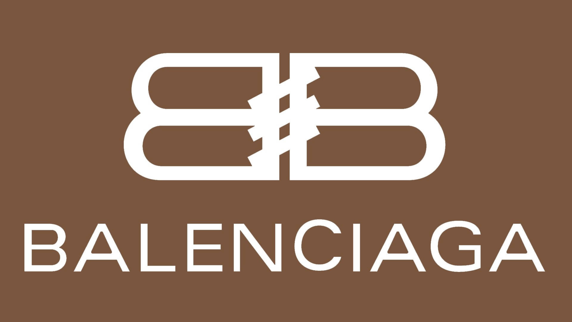 Balenciaga, beige, interlocked BB logo, Full HD Desktop Wallpaper