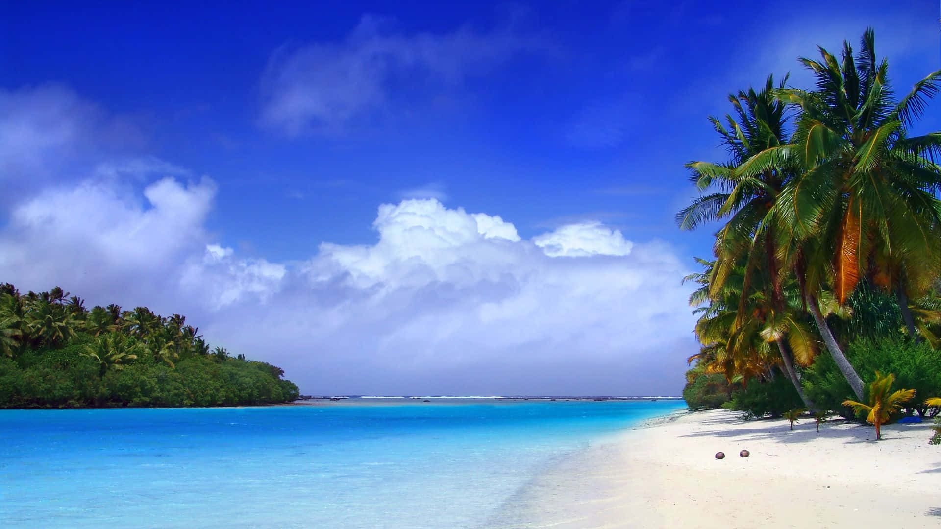 Bali Beach, turquoise waters, white sand, Full HD Desktop Wallpaper