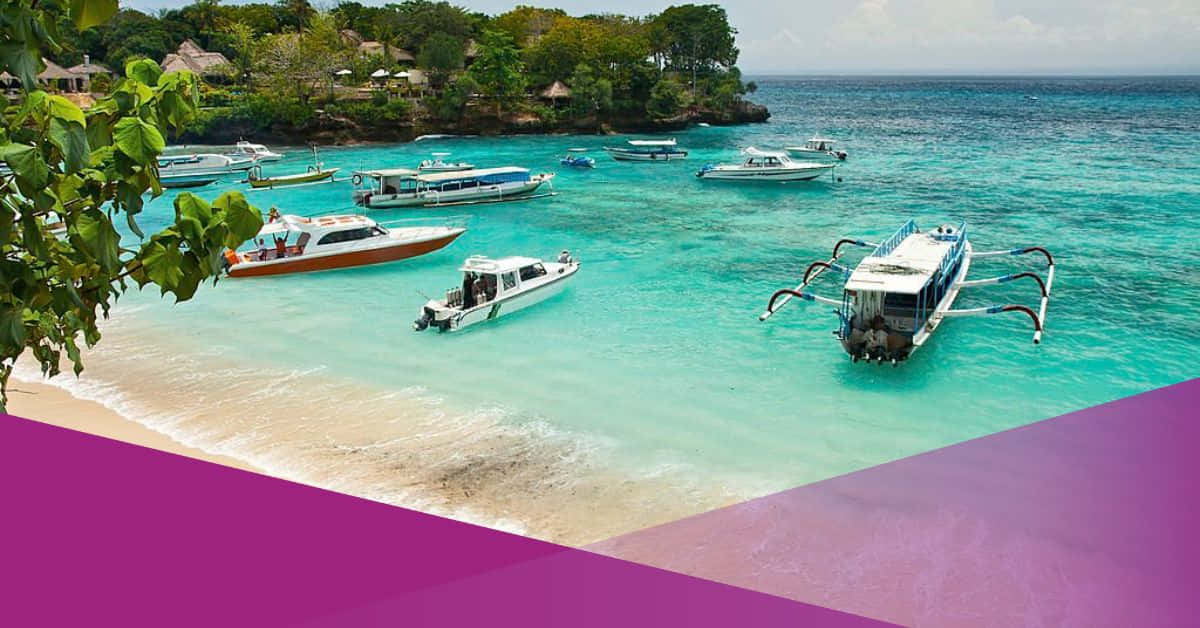 Bali Island, turquoise waters, white sand beach, SD Desktop Wallpaper