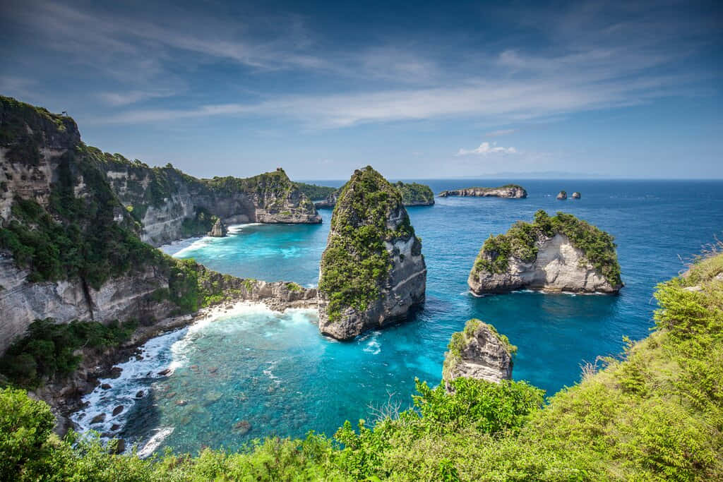 Bali Island, turquoise waters, white sandy coves, SD Desktop Wallpaper