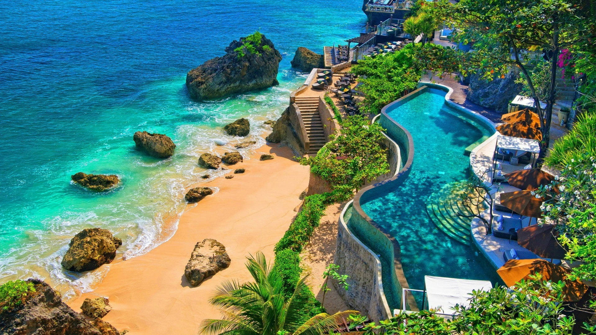 1920x1080, HD, summer resort, Full HD Desktop Wallpaper