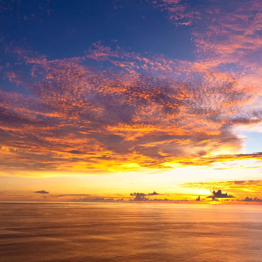 Bali Beach, sunset, fiery orange and purple clouds, SD Desktop Wallpaper