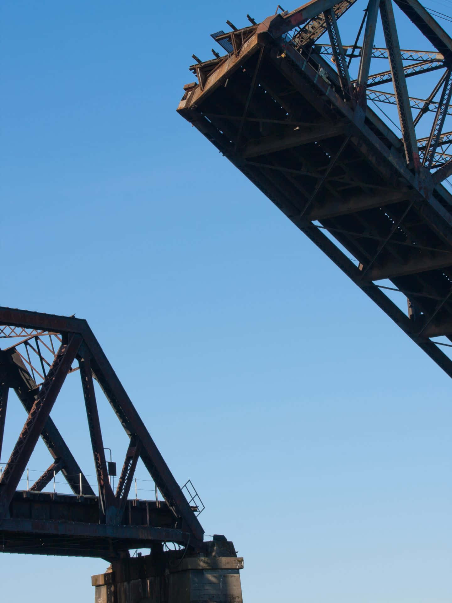 Ballard Locks, railroad bridge, bascule bridge, Full HD Phone Wallpaper