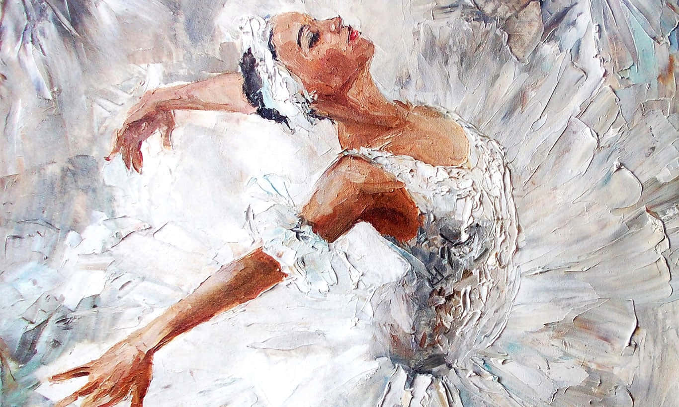 ballerina, white tutu, arabesque, HD Desktop Wallpaper