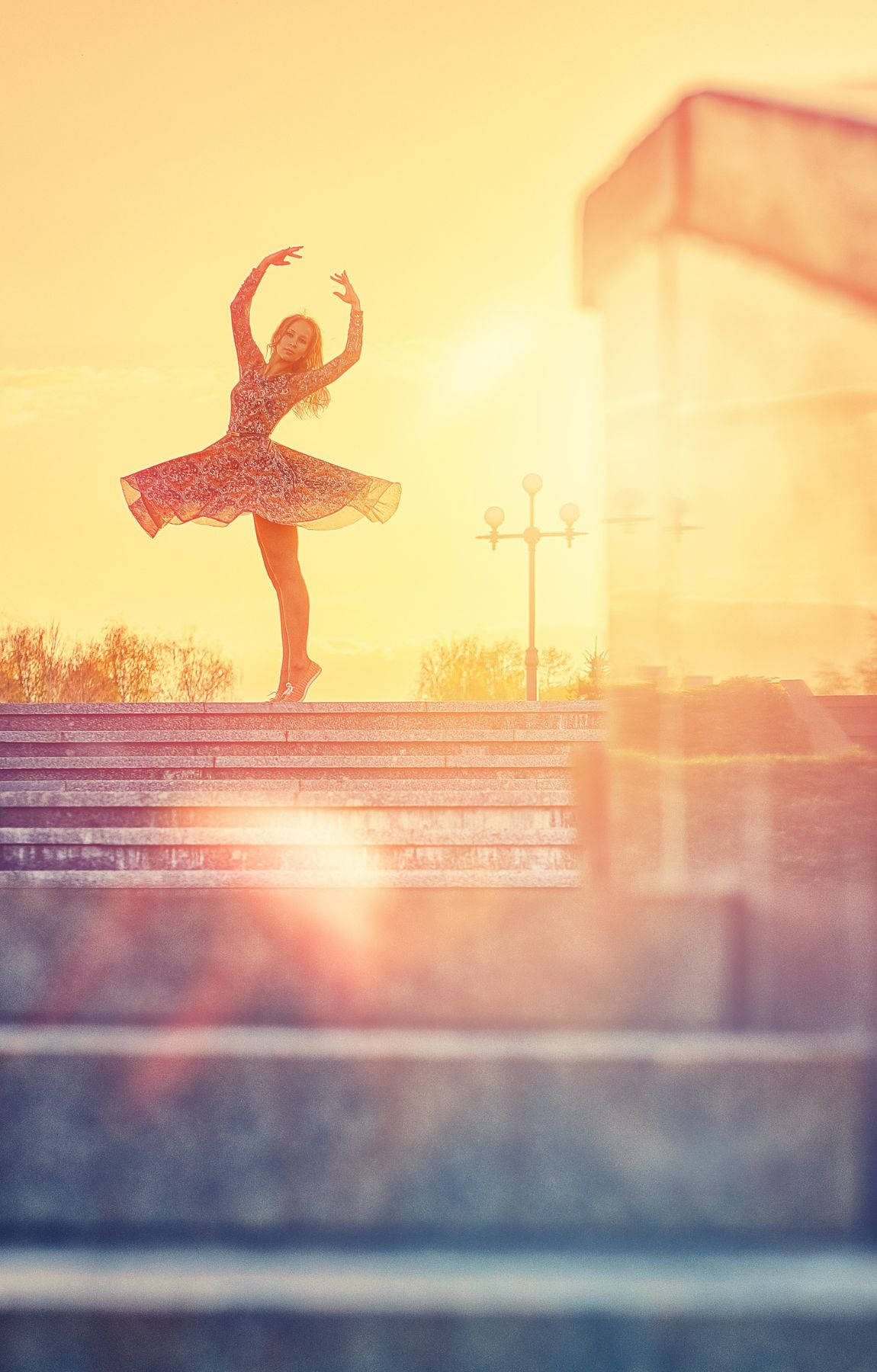 ballet dancer, woman, black, HD Phone Wallpaper