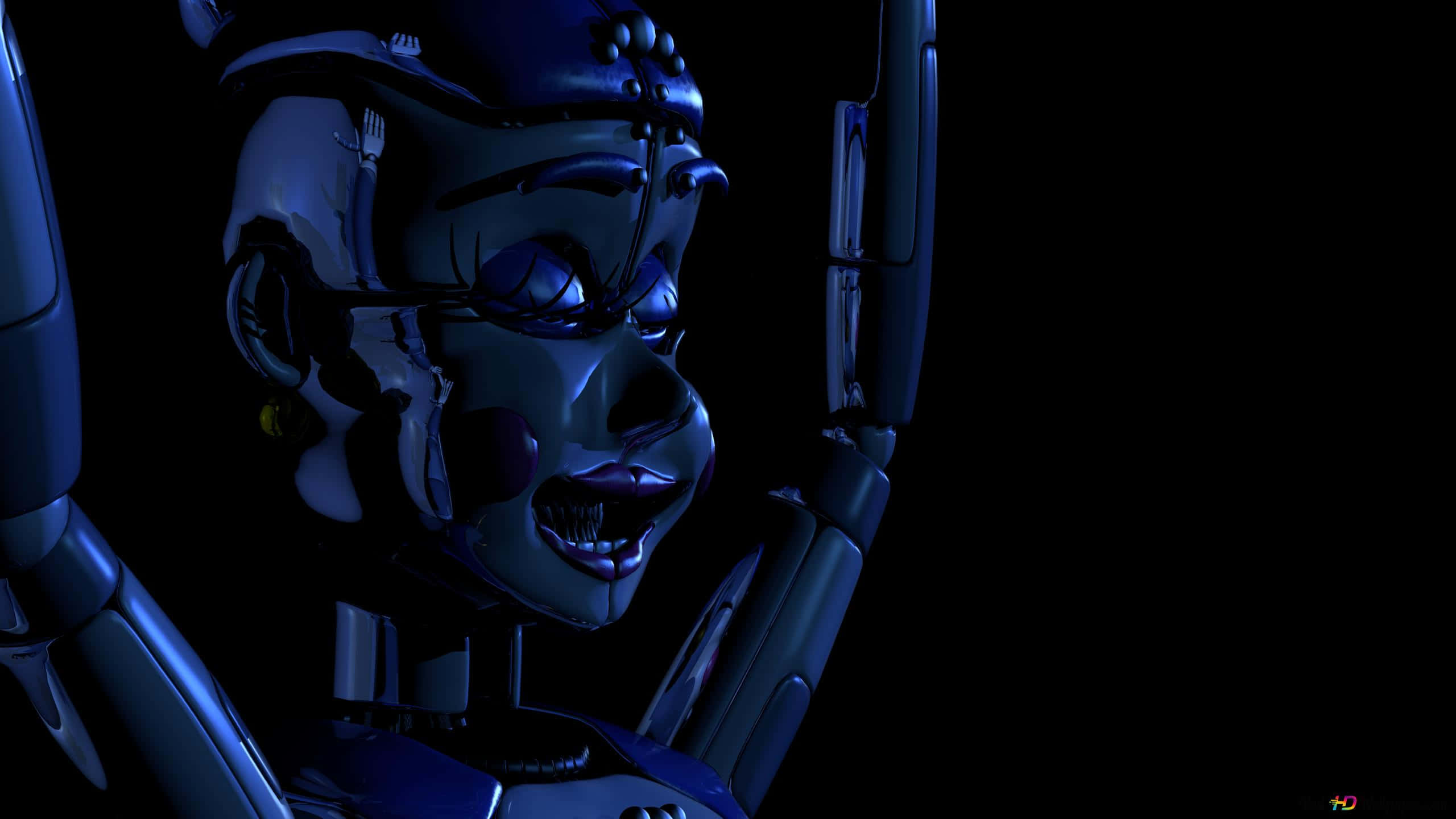 Ballora, 2560 x 1440, Blue Shine, 2K Desktop Wallpaper