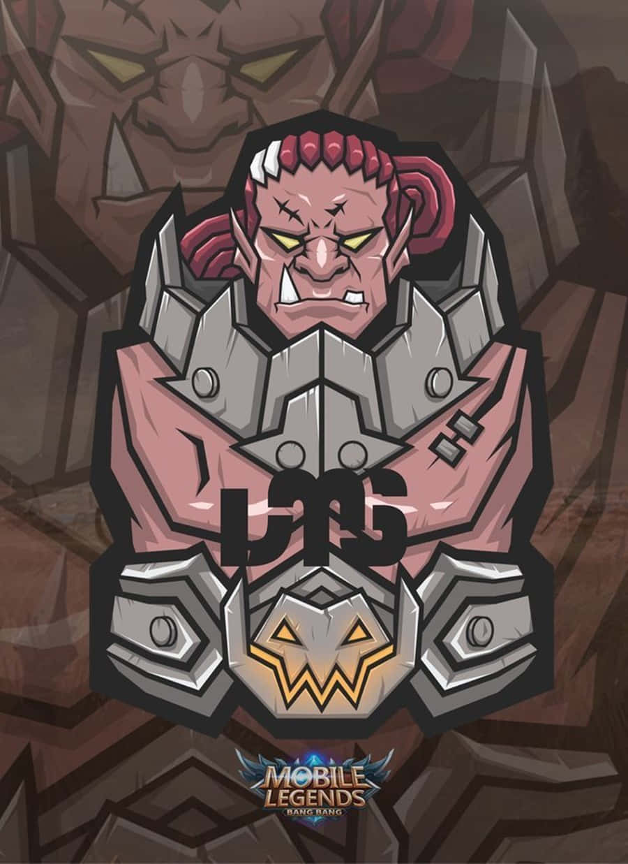 Balmond Mobile Legend, red hair, glowing yellow eyes, SD Phone Wallpaper