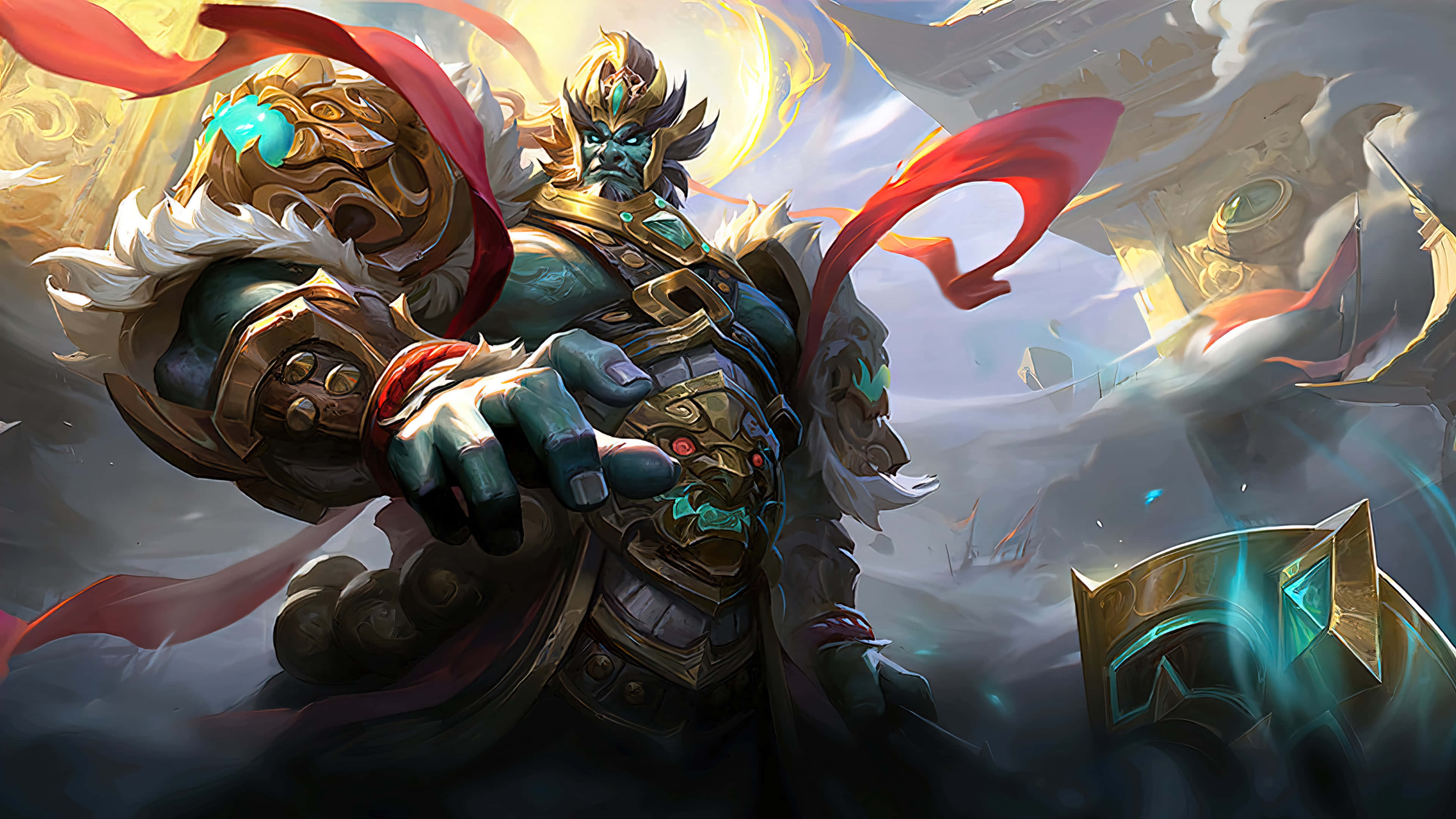 Balmond, Mobile Legend, green-skinned deity, 4K Desktop Wallpaper