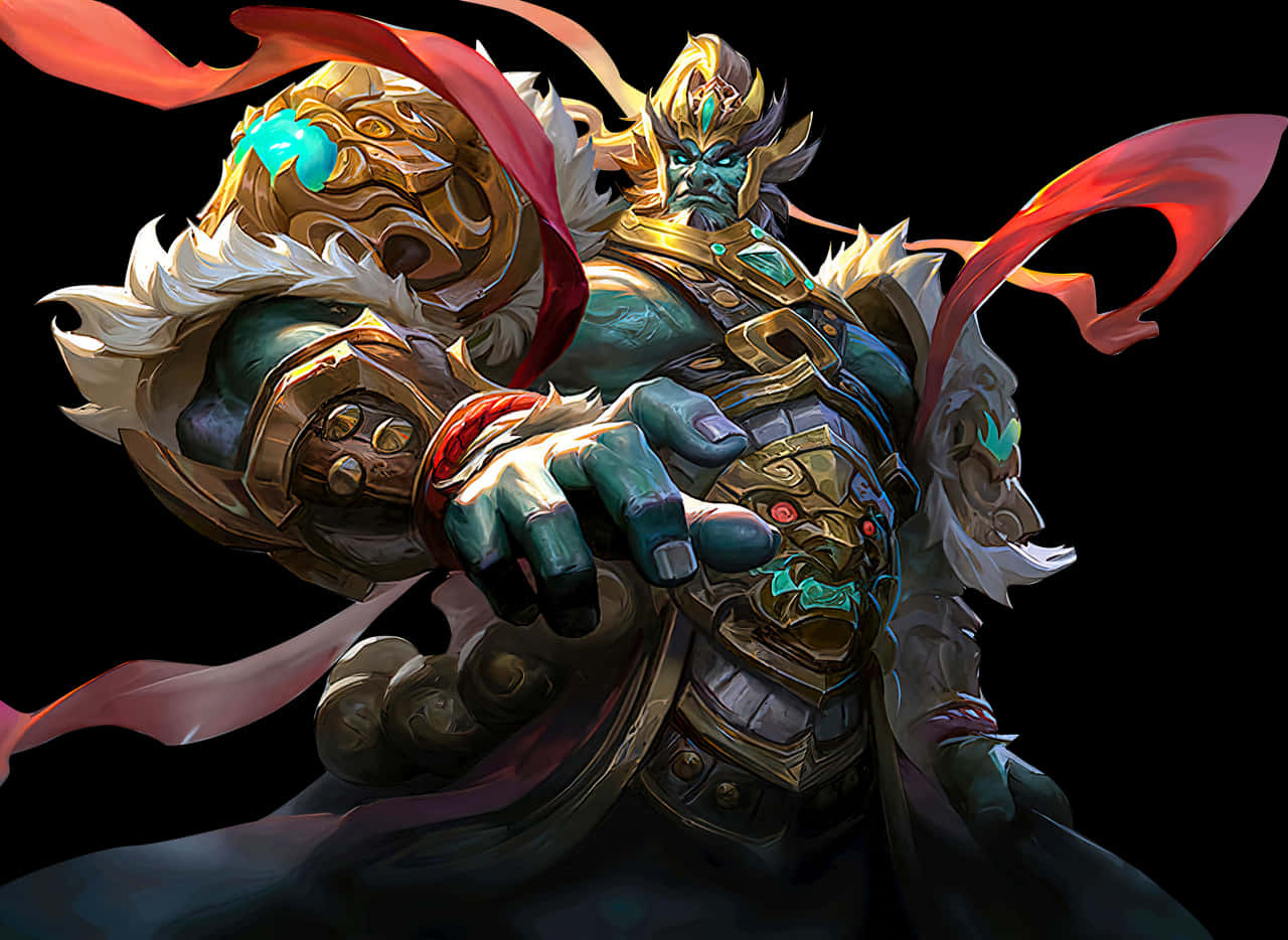 Balmond, Mobile Legend, green-skinned warrior, HD Desktop Wallpaper