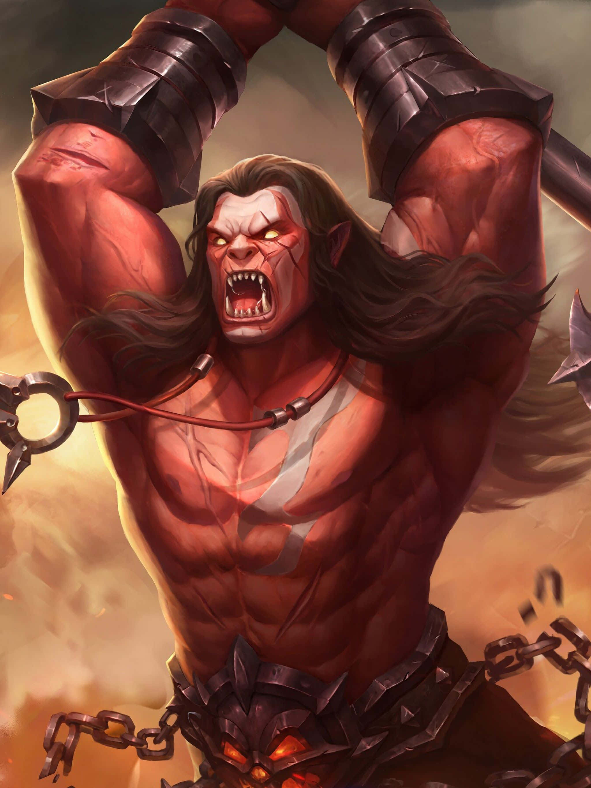 Balmond, Mobile Legend, long haired, 2K Phone Wallpaper