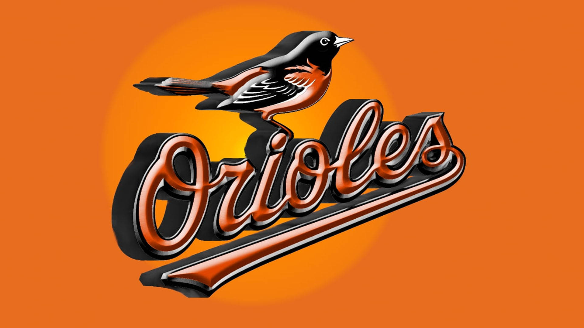 Baltimore Orioles, 2009 logo, 3D, Full HD Desktop Wallpaper