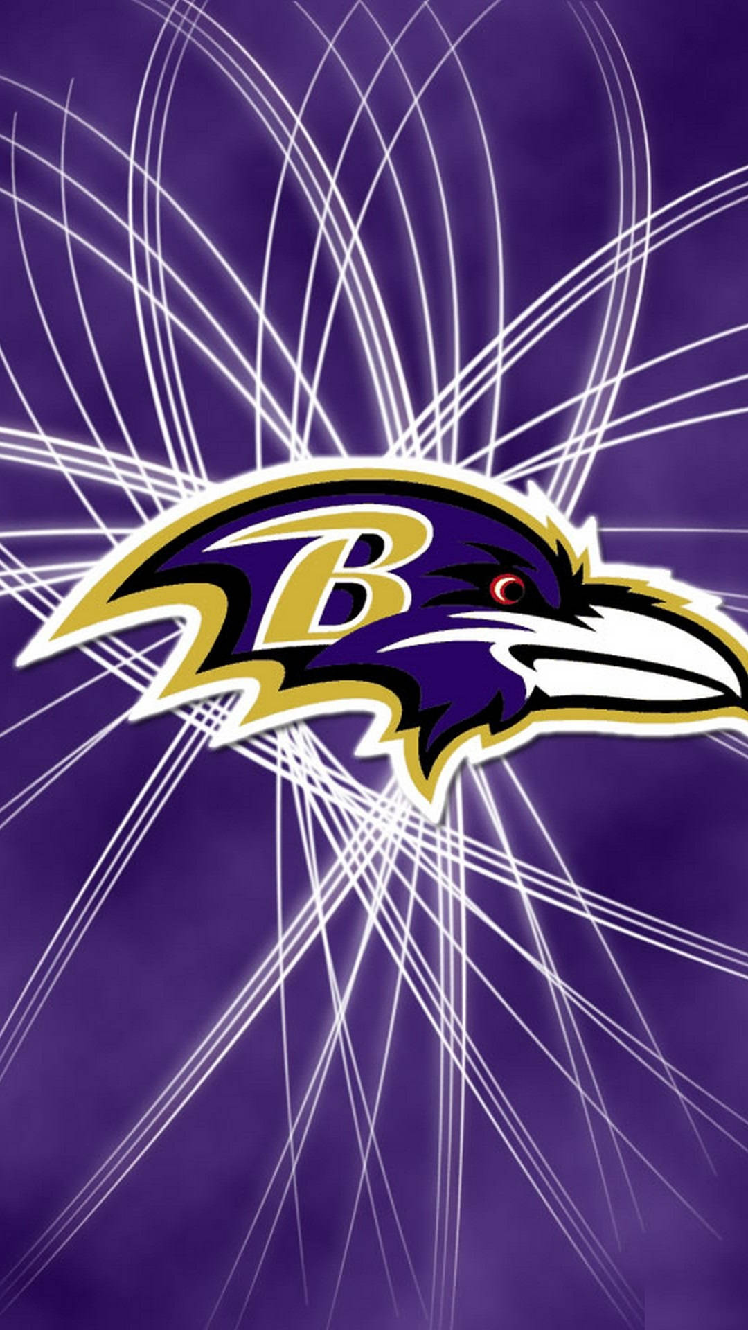 Baltimore Ravens, iPhone, purple background, Full HD Phone Wallpaper