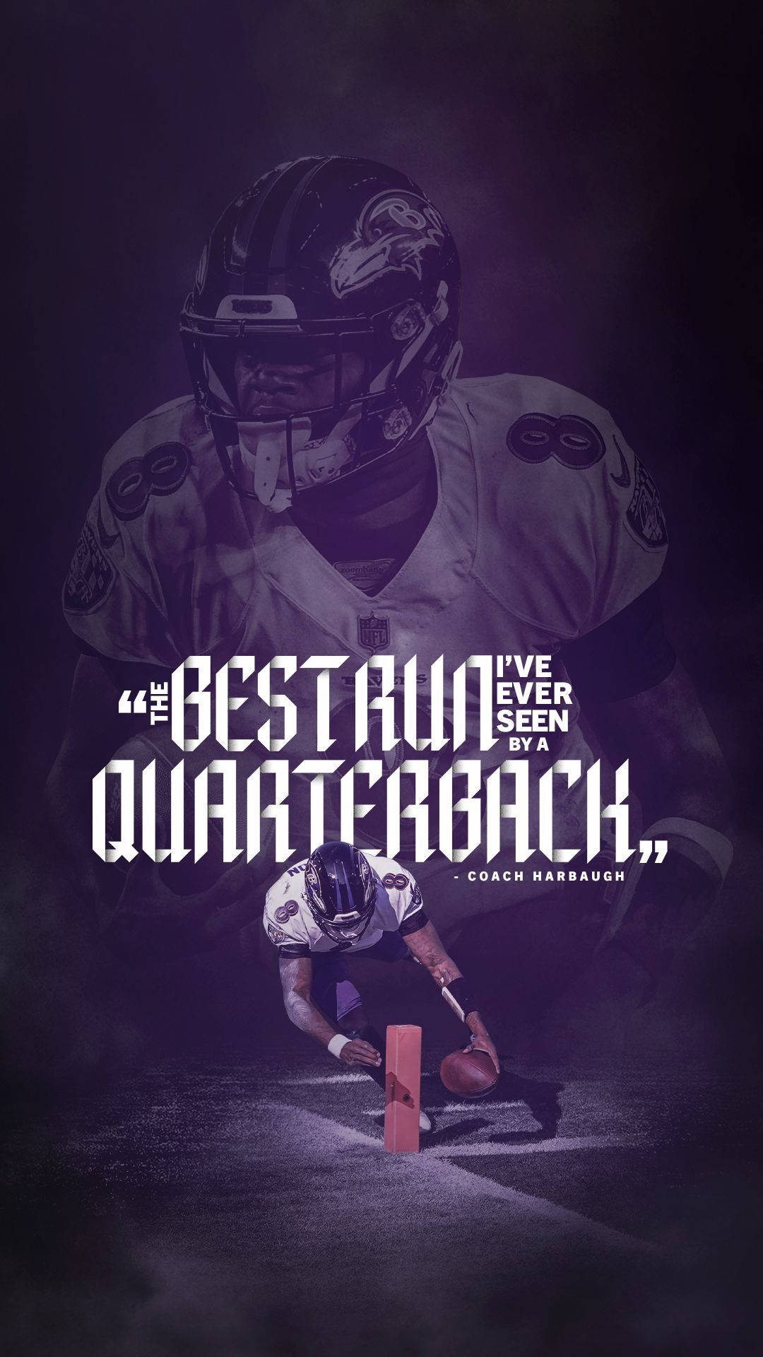 Baltimore Ravens, iPhone, quarterback, Full HD Phone Wallpaper