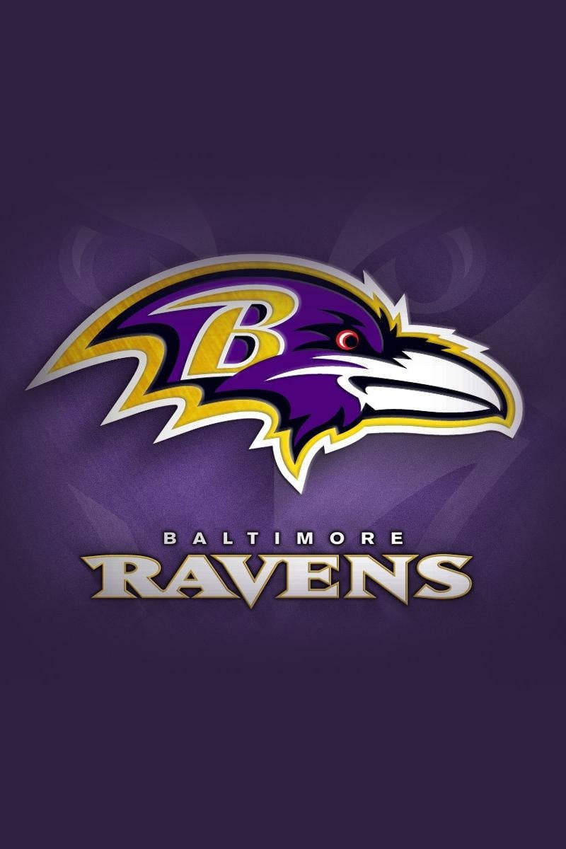 Baltimore Ravens, purple, gold, SD Phone Wallpaper