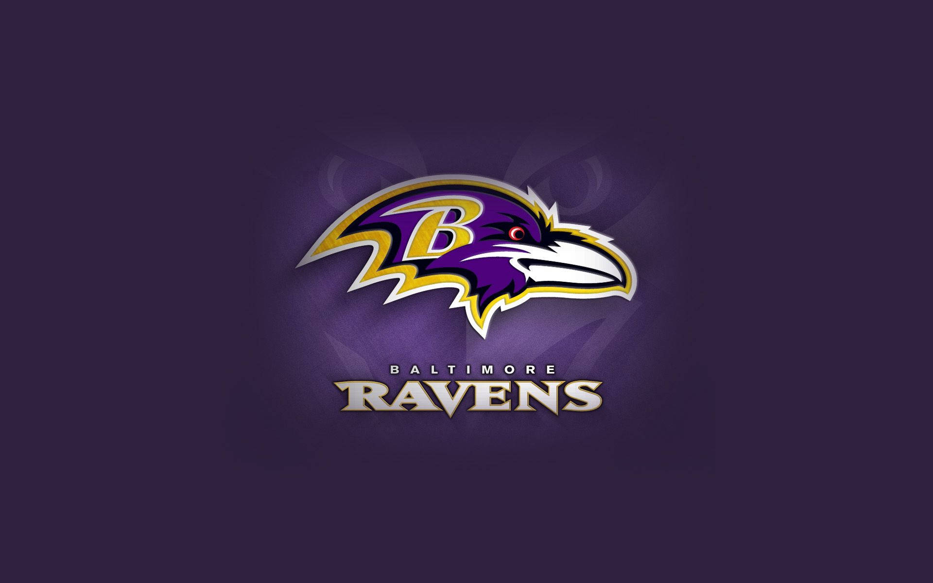 Baltimore Ravens, eagle logo, stylized raven head, Full HD Desktop Wallpaper