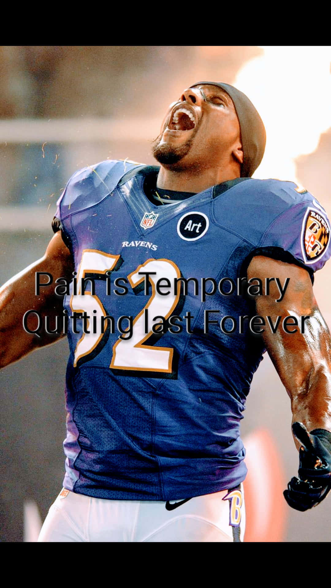 Baltimore Ravens, blue Ravens jersey, football player, Full HD Phone Wallpaper