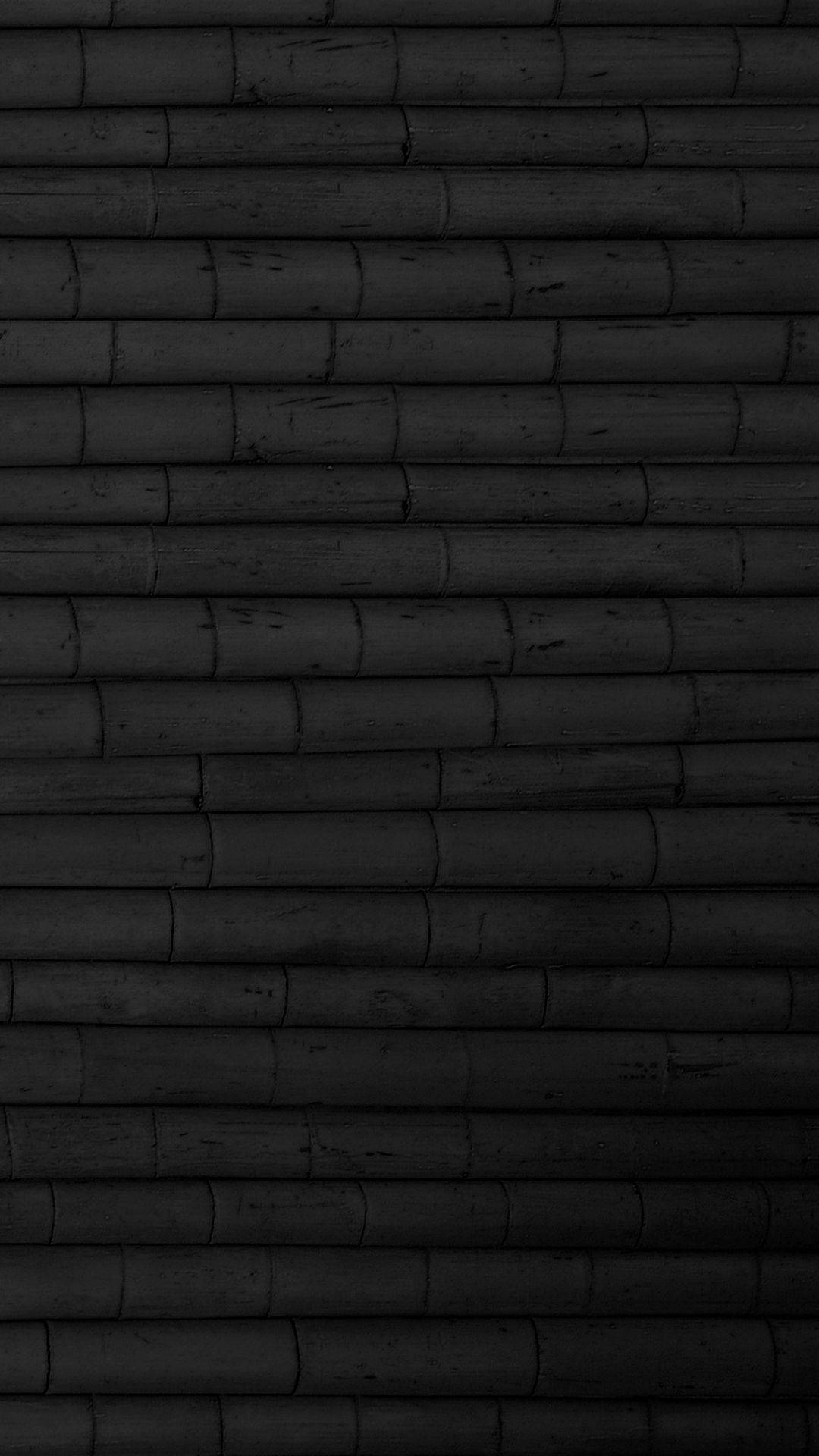 Bamboo, solid black, iPhone, Full HD Phone Wallpaper