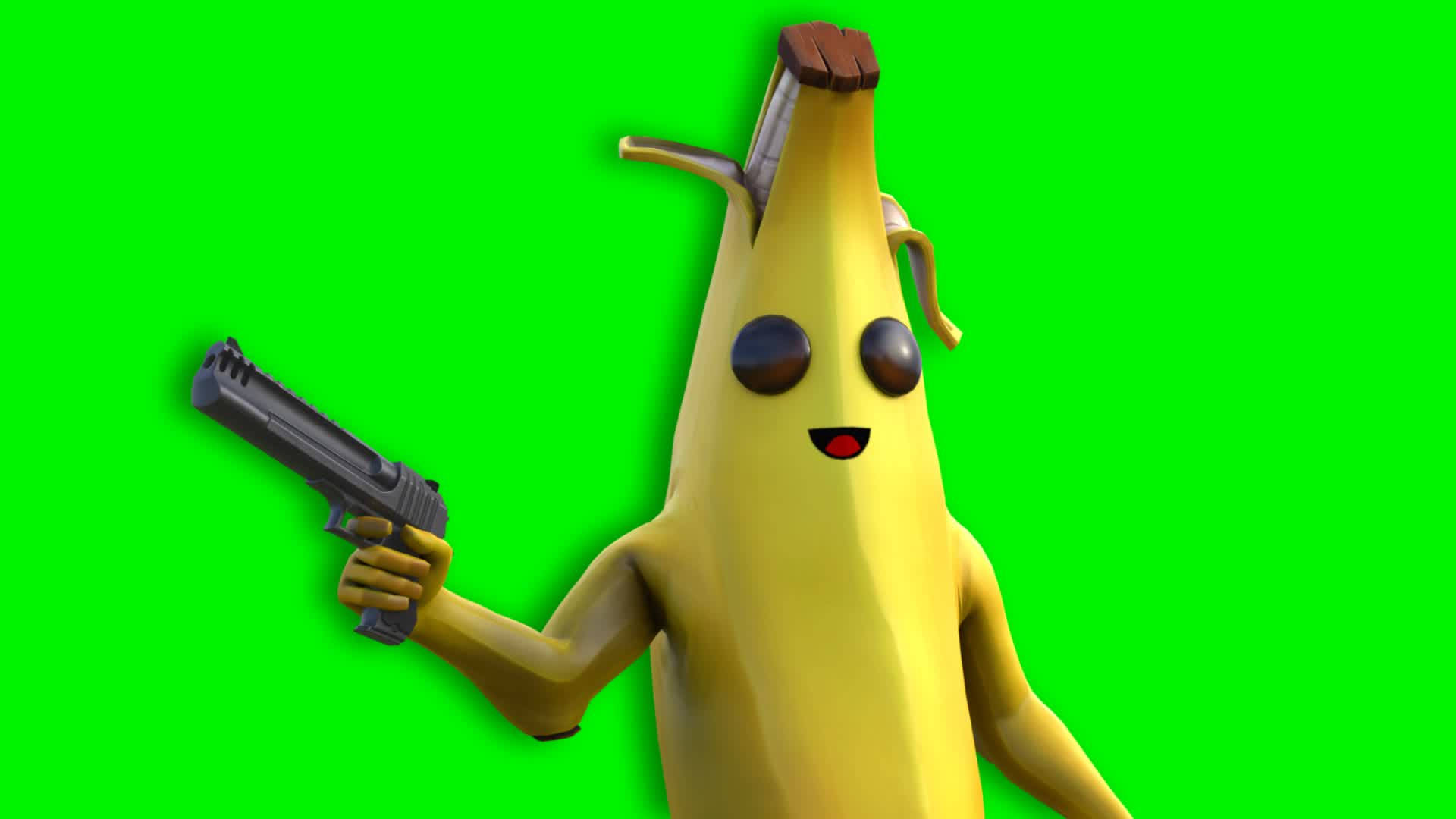 banana, googly eyes, smile, Full HD Desktop Wallpaper